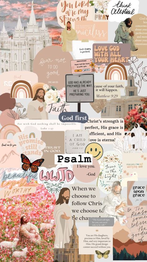 #lds #jesus #faithnotfear #wallpaper Lds Jesus Christ Pictures, Creative Bible Journaling, Worship Wallpaper, Bible Journaling Ideas, Inspire Bible, Gospel Bible, Creative Bible, Journaling Tips, Prayer Journaling