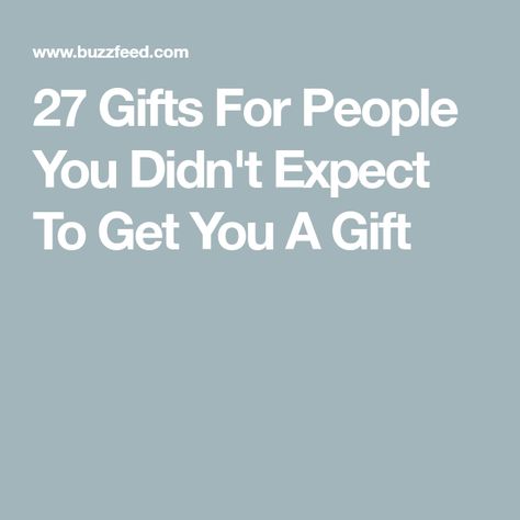 27 Gifts For People You Didn't Expect To Get You A Gift Ungrateful People, Red Bay, Great Aunt, Surprise Gift, Amazon Gifts, Surprise Gifts, Neck Warmer, Things To Buy, Cool Gifts