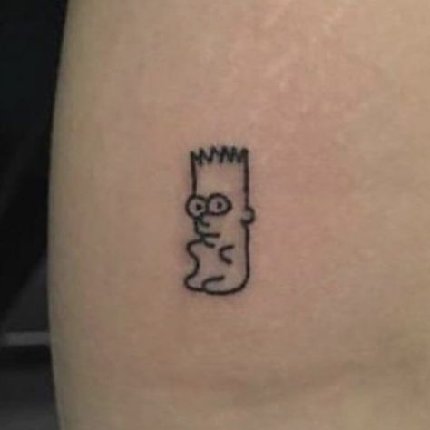 there is a ton of people that get gummy bear bart simpson tattoos Gummy Bart Simpson Tattoo, Gummy Bart Tattoo, Gummy Bear Bart Simpson Tattoo, Milk Cartoon Tattoo, We Bear Bears Tattoo, Bart Simpson Gummy Bear Tattoo, Tattoo Ideas Cartoon, Gummy Bart, Cute Bear Tattoo