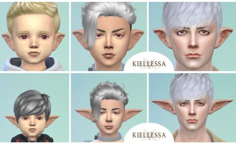 Sims 4 Elf Ears, Lip Mole, Pointed Ears, Elf Ears, Los Sims, Ts4 Cc, Sims 4 Cc, Maxis Match, Sims Cc