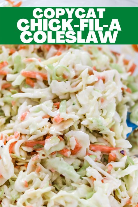 Kansas City Coleslaw Recipe, Chic Fil A Coleslaw Recipe, Coleslaw For A Large Crowd, How To Make Coleslaw Recipes, Home Made Cole Slaw Dressing, Canes Coleslaw Recipe Copycat, Caulslaw Recipe, Cottage Cheese Coleslaw, Popeyes Coleslaw Recipe