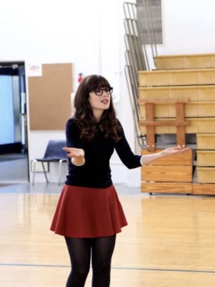 Twee Zooey Deschanel, Twee Outfits Zoey Deschanel, Zoey Deschanel Twee, Jessica Day Outfit Aesthetic, Zooey Deschanel Fashion, Twee Office Outfit, Jessica Day Style, New Girl Outfits Jessica Day, Zooey Deschanel Style Outfits