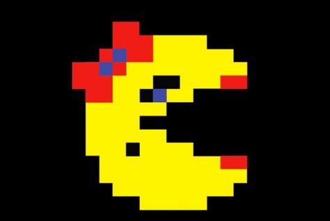 11 Fun Facts About Ms. Pac-Man  BY JANET BURNS Mrs Pacman, Ms Pacman, Vintage Video Games, Game Themes, Old Games, Pac Man, Game System, Video Game Characters, Tv Commercials