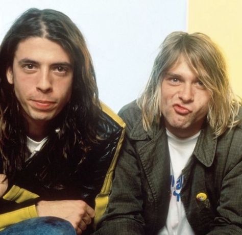 Dave And Kurt, Kurt And Dave, Donald Cobain, 90s Bands, Shaving Your Head, Lyrics Meaning, Nirvana Kurt Cobain, Nirvana Kurt, Dave Grohl