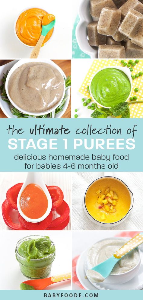 Baby Bullet Recipes, 4 Month Baby Food, Organic Baby Food Recipes, Avocado Baby Food, Baby Food Recipes Stage 1, Introducing Solid, Banana Baby Food, Homemade Baby Food Recipes, Baby Food By Age