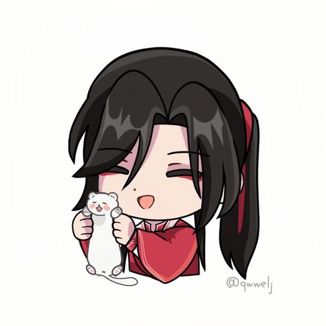 Tgcf Emotes, Tgcf Stickers, Chibi Stickers, Hua Cheng, Sonic And Shadow, Anime Stickers, Heaven's Official Blessing, Cute Anime Wallpaper, Story Inspiration