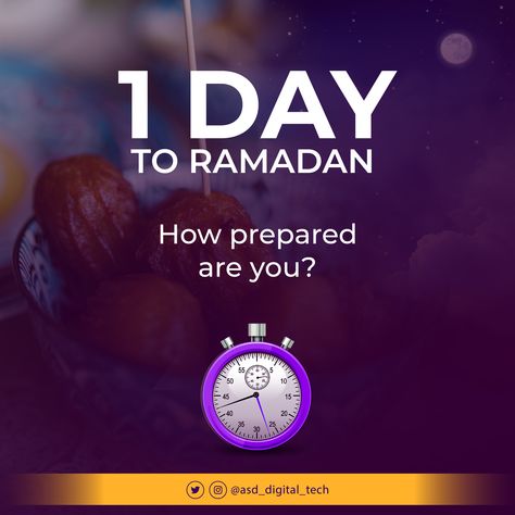 Ramadan countdown design Countdown Design, Ramadan Countdown, Ads Design, For Ramadan, Ad Design, Ramadan, Design