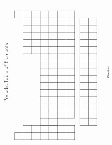 Blank Periodic Table Of Elements, Blank Periodic Table Printable, Periodic Table Of The Elements Printable, Blank Periodic Table, Cute Periodic Table, Periodic Table Worksheet, Periodic Table Printable, Periodic Table Chart, Periodic Chart