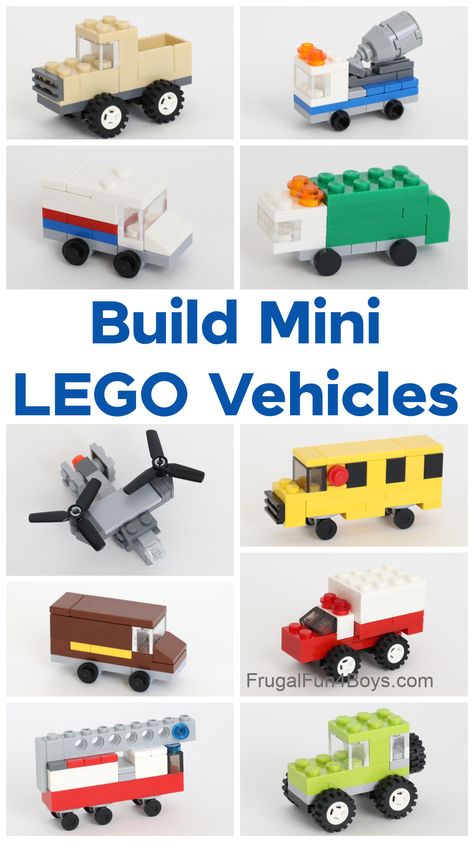 Lego Kits For Kids, What Can I Build With Legos, Basic Lego Builds, Lego Making Ideas, Diy Lego Building Ideas, Free Lego Instructions Step By Step, Lego Diy Ideas How To Build, Cool Things To Build With Legos, Build Lego Ideas