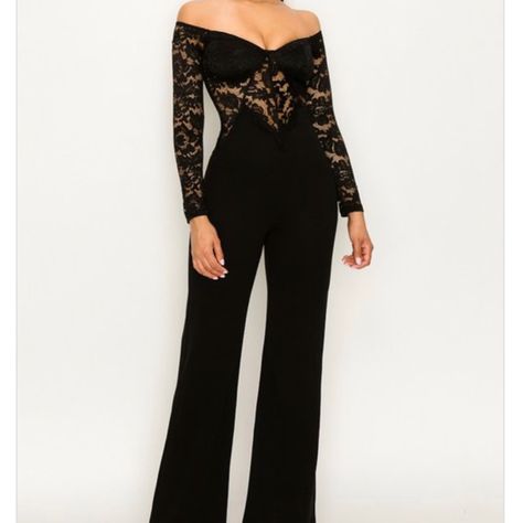 Sexy Black Lace Jumpsuit Runs True To Size. If You Are In Between Sizes, Go With The Larger Size! This Jumpsuit Can Be Found On Www.Shopsilque.Com Follow Us On Ig Silque_boutique. Tan Jumpsuit, Black Lace Jumpsuit, Black Lace Romper, Tube Jumpsuit, Satin Jumpsuit, Maxi Romper, Silk Jumpsuit, Sequin Rompers, Bridal Jumpsuit