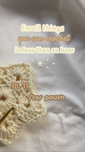 Star Pouch Crochet Pattern, Crochet Patterns Pouch, Star Pouch Crochet, Crochet Star Tutorial, How To Crochet A Star, Crochet Mini Pouch, Crochet Bag Charm, Mini Pouch Bag, Crochet Hand Warmers