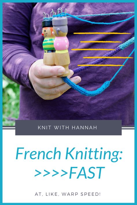 Diy French Knitting, Spool Knitting, Diy Clouds, French Knitting, I Cord, Cast Off, Knitting For Kids, Knitting Tutorial, Loom Knitting