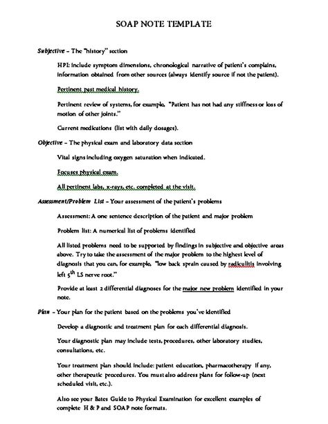 SOAP Note Example Printable - Soap Note Template 01 - SOAP note example will help you to make this nice note. This SOAP note is a very important document that will be effective and useful especially for the field of medical. Check more at https://mytemplates-online.com/soap-note-example-printable Soap Note Template, Soap Note, Note Template, Notes Template, Business Template, The Field, Soap, Medical