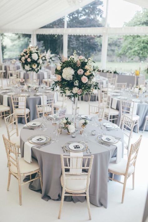 Wight wedding hall Amazing Wedding Centerpieces, Wedding Reception Tablescapes, Wedding Reception Chairs, Long Sleeve Mermaid Wedding Dress, Beautiful Wedding Centerpiece, Wedding Reception Lighting, Wedding Anniversary Decorations, Wedding Wednesday, Wedding Motifs