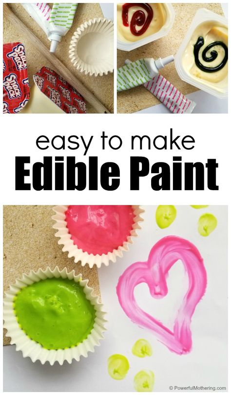 How To Make Edible Paint For Kids With Just A Few Ingredients Toddler Home Activities, Camping Activity, Paint For Kids, Toddler Projects, 2023 Food, Sensory Dough, Paint Recipe, Finger Paints, Indoor Activities For Toddlers