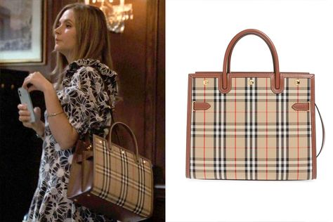 Burberry Bag Outfit Street Styles, Burberry Check Tote Bag, Burberry Purse Outfit, Burberry Bowling Bag, Burberry Bags Handbags, Burberry Bag Outfit, Luxury Wishlist, Burberry Tote Bag, Purse Outfit