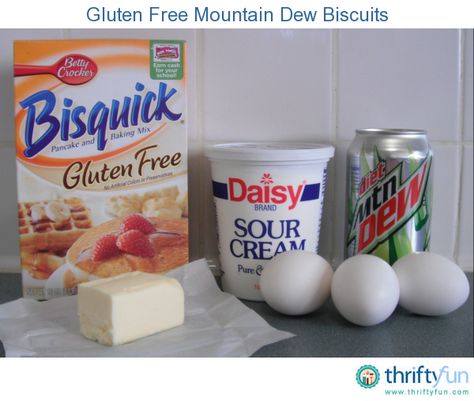 Gluten Free Mountain Dew Biscuits Mountain Dew Cake, Gluten Recipes, Gluten Free Meatloaf, Gluten Free Bisquick, Healthy Bread Recipes, Gluten Free Sides, Gluten Free Biscuits, Biscuit Recipes, Wheat Free Recipes