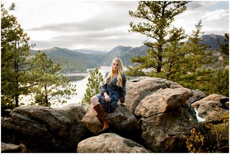 Mountain Senior Photos at Gross Reservoir, Nederland Colorado by Plum Pretty Photography. Colorado portrait photographer, Plum Pretty Photography, senior portraits inspiration, sunny senior pictures, autumns leaves senior photos, fall color senior portraits, Colorado high school senior portraits, Colorado senior high school photographer, female senior pictures Colorado, senior photography, Colorado mountain senior pictures, aspen tree senior portraits, mountain views senior pictures Fall Mountain Senior Pictures, 30th Birthday Photos, Mountain Senior Pictures, Senior Photos Fall, Nederland Colorado, Friday Night Football, Grad Session, Summer Senior Pictures, School Photographer