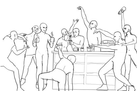 Friend Group Drawing Reference 10, Friend Group Dynamics 10 People, Draw Your Squad Funny 10 People, Draw Your Squad 10 People, Group Character Poses 10 People, Party Drawing Reference, Draw The Squad 6 People, Friends Drawing Poses, Draw Squad