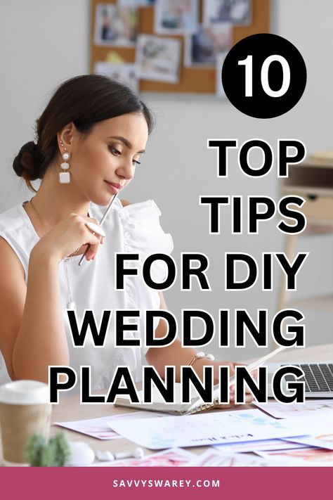 Ready to plan the wedding of your dreams without hiring a professional planner? These 10 essential tips can help you pull off a successful DIY wedding. From starting early to smart budgeting, discover how to make your special day truly unforgettable. #DIYweddingplanning | #DIYWeddingtips | #budgetweddingtips Professional Planner, Diy Wedding Planner, Diy Wedding Planning, Planning A Wedding, Wedding Checklist, Organization Tips, Got Books, Planning Tips, Wedding Planning Tips