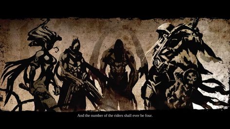 Four Horsemen Wallpapers - Wallpaper Cave Darksiders Horsemen, Darksiders Iii, Dark Siders, Darksiders 2, Horsemen Of The Apocalypse, Fabric Poster, Four Horsemen, Game Artwork, Dark Souls