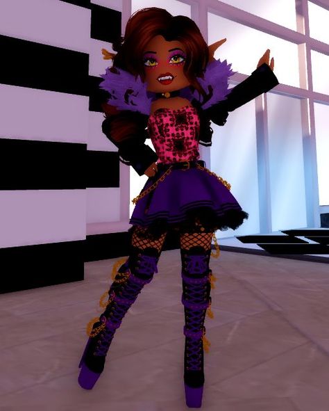 Clawdia Wolf, Mario Coloring Pages, Clawdeen Wolf, Royal Clothing, Roblox 3, Aesthetic Roblox Royale High Outfits, Sims 4 Characters, Monster High Characters, Shadow Pictures