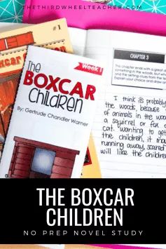 The Boxcar Children Novel Study Unit Boxcar Children Project, Boxcar Children Activities, The Boxcar Children, Novel Study Units, Boxcar Children, The Third Wheel, Reading Lesson Plans, Reading Unit, Interactive Reading