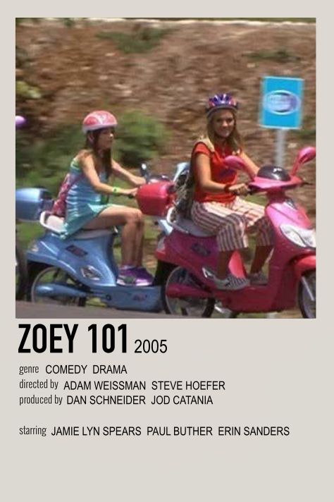 Zoey 101 Poster, Dan Schneider, Zoey 101, Erin Sanders, Cool Room Designs, Polaroid Posters, Iconic Movie Posters, Iconic Movies, Room Designs