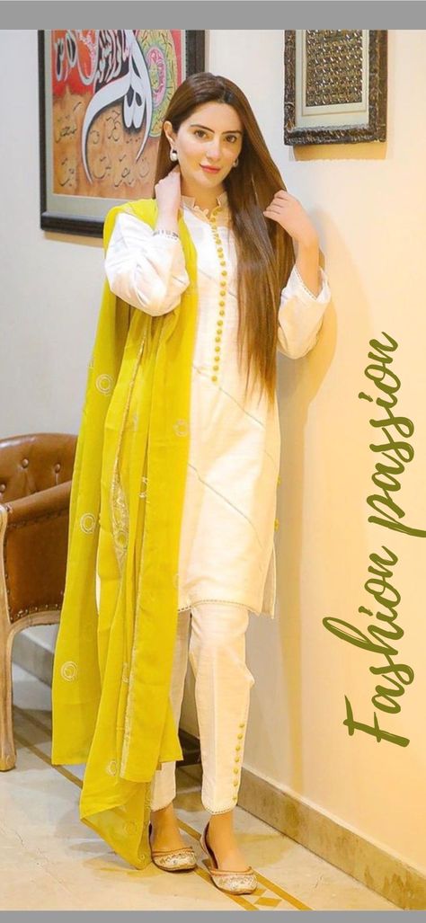 Top Trending Gul Ahmed Lawn New Article Version  Collection 2023 | All New Design | Fashion Passion @ Top Treading For More Designs Click on our YouTube link...?😊 Simple Suits, Shadi Dress, Daytime Glam, Dress Stitching, Pakistani Women Dresses, Latest Dress Design, Pakistani Fashion Casual, Dress Book, Green Lehenga