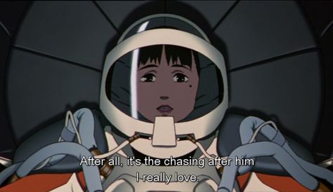 Millennium Actress (Satoshi Kon, 2001) Kon Anime, Millennium Actress, Actress Quote, Satoshi Kon, The Wraith, Going To The Movies, Pop Aesthetic, Japanese Movies, Studio Ghibli Art