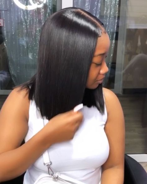 Quick Weave Bob, Bob Weave, Quick Weave, Hair Stylist, High Neck Dress, Long Hair Styles, Hair Styles, Hair, Beauty