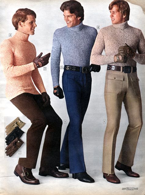 Men In Sweaters, 60s Mens Fashion, 1970s Mens Fashion, 70s Fashion Men, 70s Mens Fashion, 60s Men, 70s Men, Outfits 70s, 70s Inspired Fashion