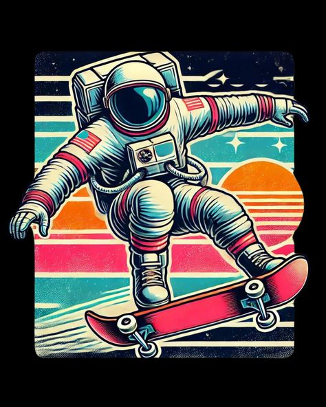 Get ready to skate through the cosmos with this awesome astronaut design! ?? Featuring an astronaut cruising on a skateboard with a cool vintage 1980s style, this t-shirt brings together retro vibes and space adventure for a unique look. Perfect for space enthusiasts, skaters, and lovers of classic 80s graphics, this t-shirt stands out with its nostalgic twist and cosmic energy. Grab one and show off your love for both space exploration and skateboarding culture!
Get ready to skate through the cosmos with this awesome astronaut design! Astronaut Skateboarding, 80s Graphics, Vintage 1980s Style, 1980s Style, Astronaut Design, Space Adventure, Cosmic Energy, Retro T Shirt, 1980s Fashion