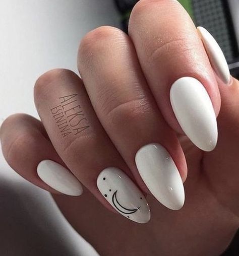 �•☽Moonxflor☾• Nailart Tutorial, White Gel Nails, Gel Nail Art Designs, Art Design Ideas, Supper Ideas, White Nail Art, School Nails, White Nail Designs, White Nail