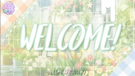 created by: aloeverrei#4674 or discord | natshit<3 on pinterest --- give credit if using! Green Welcome Banner Discord, Welcome Banner Discord, Discord Welcome Banner, Welcome Discord, Gfx Ideas, Welcome Background, Green Banner, Welcome Gif, Youtube Banner Backgrounds