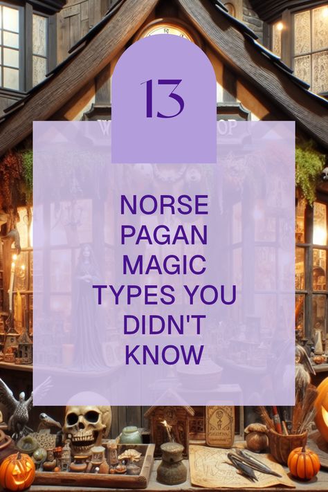 Discover the fascinating world of Norse Pagan magic with this engaging list of valuable insights into 13 distinct magical practices. From symbolic rune casting to powerful herbal spellwork, learn how to weave these ancient traditions into your own spiritual journey. Each practice offers something unique, whether you're a beginner in witchcraft or look to deepen your understanding of Norse culture. Embrace the magic of the past and explore the mysteries these rituals hold for today’s seekers. Your magical discoveries await! Norse Rituals, Norse Pagan Altar, Magic Types, Rune Casting, Pagan Practices, Divine Feminine And Masculine, Norse Culture, Norse Paganism, Scandinavian History