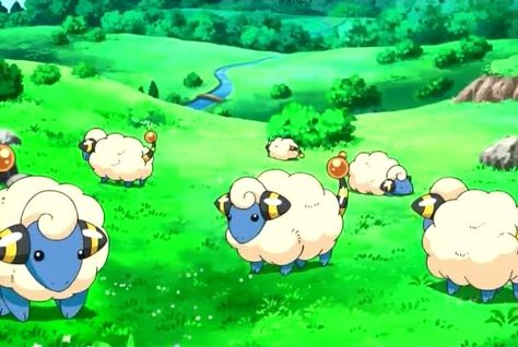 Pokemon Mareep, Sheep Pokemon, Mareep Pokemon, Pokémon Generations, Pokemon Black And White, Happy Decor, Old Pokemon, Drawing Refrences, Pokemon Black