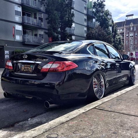 #Infiniti #M37 #Slammed #Tucked #Camber #Stance #Modified Infiniti M37 Sport, M37 Infiniti, Stanced Cars, Cars Luxury, Jdm Cars, Sports Cars Luxury, Sports Cars, Jdm, Luxury Cars