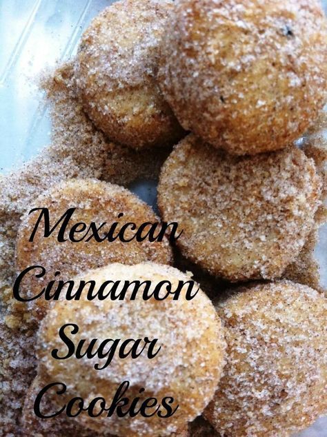 Mexican Cinnamon Sugar Cookies or Polvorones de Canela are a traditional Christmas cookie in Mexico. Mexican Cookies Recipes, Cinnamon Sugar Cookies Recipe, Mexican Wedding Cookies Recipes, Wedding Cookies Recipe, Mexican Cookies, Mexican Sweets, Mexican Sweet Breads, Cinnamon Sugar Cookies, Mexican Wedding Cookies