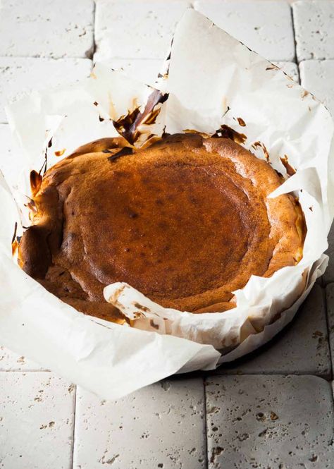 Burnt Basque Cheesecake : The Viral La Viña Cheesecake Recipe — Blank Palate Basque Cheesecake, Country Recipes, Tasting Table, Cheesecake Recipe, 5 Ingredient, San Sebastian, Cheesecake Recipes, Just Desserts, Cupcake Cakes