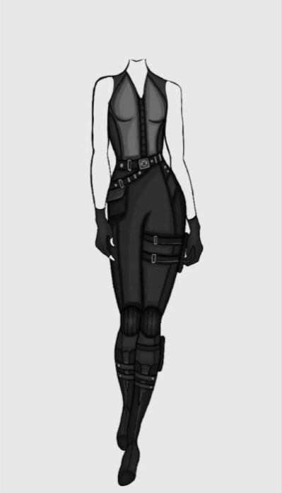 design orginally made by anikka.b (it has been edited) Vigilante Outfit, Superhero Outfits Design, Female Avengers, Superhero Costumes Female, Spy Outfit, Outfit Female, Spy Girl, Avengers Outfits, Superhero Costumes