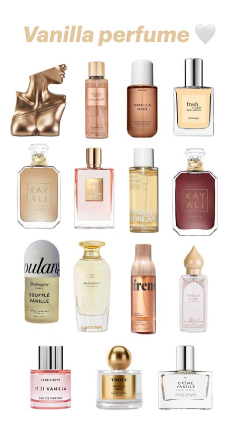 These are some of the best vanilla perfumes i definitely recommend! Vanilla Perfumes, Vanilla Perfume, Vanilla Cream, Skin Cream, Vanilla, Good Things, Paris, Cream, Skin