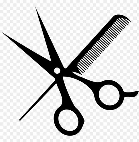 Scissors Clipart, Hair Salon Art, Palm Tree Icon, Background Png Images, Vinyl Projects Silhouette, Hair Salon Tools, Hair Salon Logos, Hair Clipart, Hair Barber