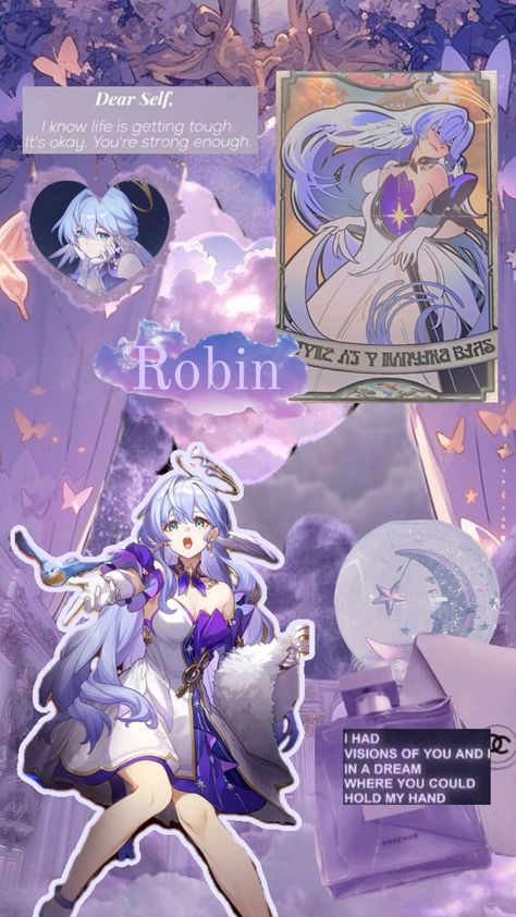 ROBIN! #robinhsr #honkaistarrail #hsr #purpleaesthetic #angelcoreaesthetic #galaxyaesthetic #homescreenwallpaper Honkai Star Rail Wallpaper, Star Rail Wallpaper, Angelcore Aesthetic, Sick Designs, Cute Simple Wallpapers, Hold My Hand, Honkai Star Rail, I Am A Queen, Homescreen Wallpaper