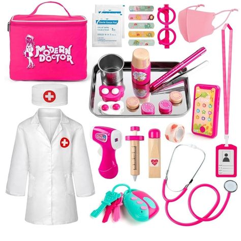 🩺 Time to play doctor! 🩺 Let your little one’s imagination soar with the Sundaymot 31-Piece Kids Doctor Kit. From a stethoscope that actually plays a heartbeat sound to a light-up thermometer and a toy phone, this kit has everything your child needs for hours of pretend play. Safe, durable, and portable, it’s perfect for toddlers aged 3-5. 🎁 Link in bio to shop now! 🛍 Shop Now at Logan's Toy Chest Mercari: https://www.mercari.com/us/item/m52570942931?sv=0 #KidsDoctorKit #PretendPlay #Tod... Kids Doctor Kit, Heartbeat Sound, Play Doctor, Toy Phone, Doctor For Kids, Playing Doctor, Toddler Age, Christmas 2024, Kits For Kids