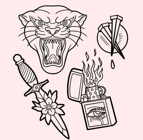 Traditional Tattoo Outline, Mountain Apparel, Traditional Tattoo Stencils, Tattoo Clothing, American Tattoos, Traditional Tattoo Art, Traditional Tattoo Flash, Tattoo Art Drawings, Desenho Tattoo