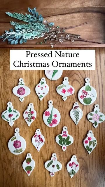 Natural Christmas Gifts, Nature Christmas Crafts For Kids, Christmas Nature Crafts, Homemade Tree Ornaments, Sustainable Decorations, Nature Christmas Ornaments, Kids Holiday Crafts, Diy Gift Christmas, Easy Diy Ornaments