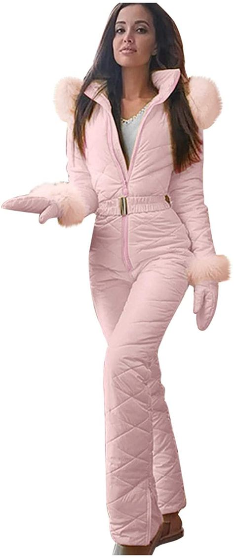 Snow Suits For Women, Snowsuit Women, Ski Outfits For Women, Snowmobile Clothing, Ski Suits For Women, Sport Jumpsuit, Trendy Sweatpants, Winter Tops For Women, Ski Jumpsuit