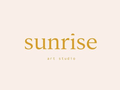 Sunrise Art Studio Branding by Galerie Design Studio | Dribbble | branding  cleverlogo  design  font  icon  logo  logodesign  logomarks  minimalism  simplicity  sun  sunrise  sunshine  symbol  typography  vector Sunshine Logo, Sunrise Drawing, Sunrise Logo, Sunrise Tattoo, Sunrise City, Sunrise Wallpaper, Inspiration Logo Design, Sunrise Painting, Sunrise Pictures