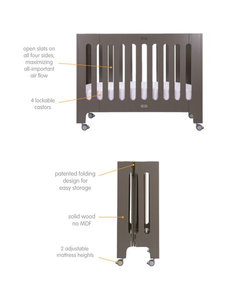 Baby Nook, Foldable Crib, Baby Crib Designs, Wooden Baby Crib, Small Space Nursery, Modern Dining Furniture, Small Nursery, Crib Design, Side Bed